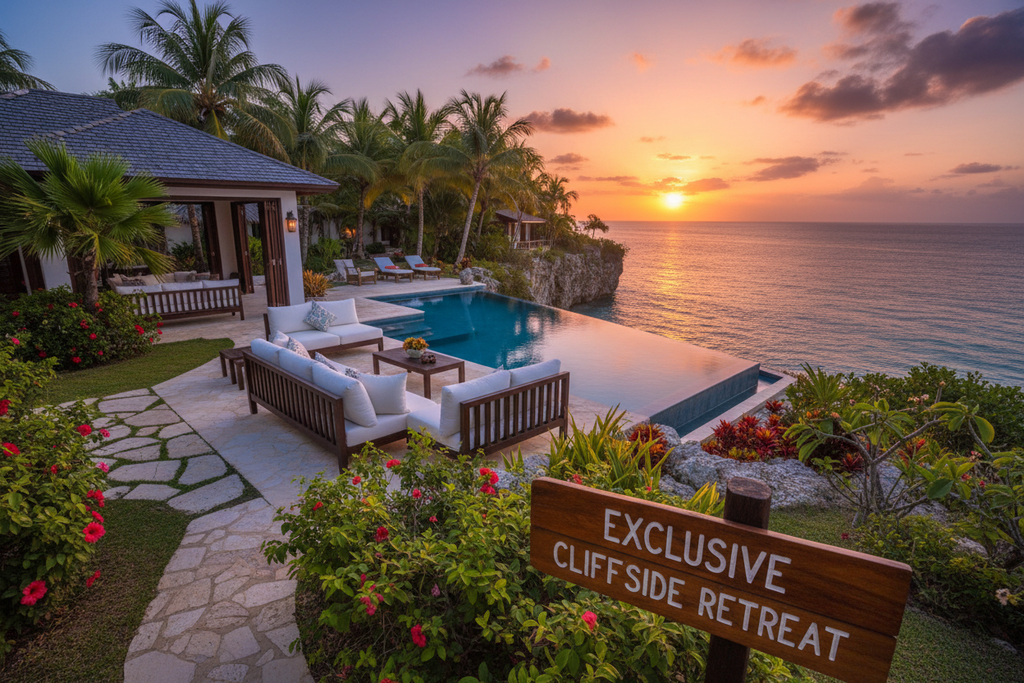 Private Cliffside Villa Negril Jamaica