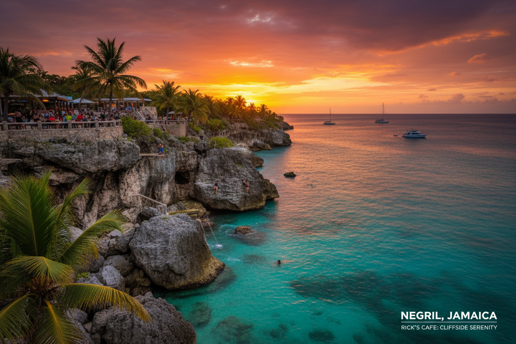 Negril Rick's Cafe Cliffs